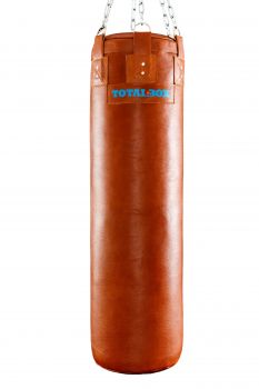 Боксерский мешок TOTALBOX CMK 35х150-70 коричневый (кожа EXTRA) ― ФИТНЕСЦЕНТР.ru