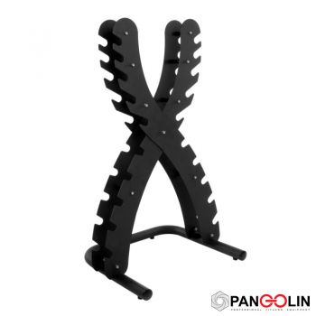 Гантельная стойка вертикальная Х-образная на 10 пар Pangolin Fitness DR137 ― ФИТНЕСЦЕНТР.ru