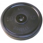 Диск Barbell Евро-классик черный 50 кг, 51мм