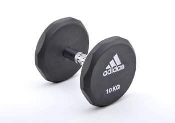 Гантель обрезиненная Adidas 15 кг ADWT-10323 ― ФИТНЕСЦЕНТР.ru
