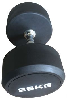 Гантель фиксированная, обрезиненная JOHNS 10 кг. (74012-10) ― ФИТНЕСЦЕНТР.ru