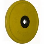 Диск обрезиненный Евро-классик Barbell цветной 15 кг, 51мм