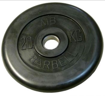 Диски Barbell 20 кг 26 мм ― ФИТНЕСЦЕНТР.ru