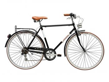 Комфортный велосипед Adriatica Condorino, черный, 6 скоростей, размер рамы:540мм (21) ― ФИТНЕСЦЕНТР.ru