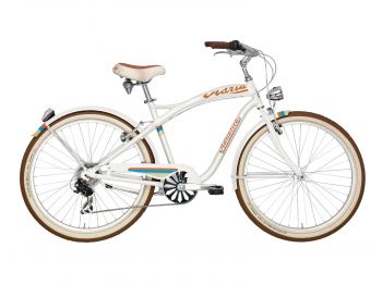 Комфортный велосипед Adriatica Cruiser Alu, белый, 6 скоростей, размер рамы: 450мм (18) ― ФИТНЕСЦЕНТР.ru