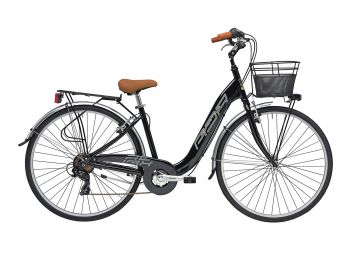 Комфортный велосипед Adriatica Relax 26, черный, 6 скоростей, размер рамы: 450мм (18) ― ФИТНЕСЦЕНТР.ru