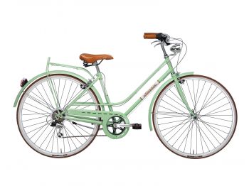 Комфортный велосипед Adriatica Rondine Lady, зеленый, голубой, черный, 6 скоростей ― ФИТНЕСЦЕНТР.ru
