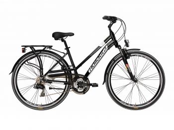 Комфортный велосипед Adriatica Sity 2 Lady, черный, 21 скорость, размер рамы: 450мм (18) ― ФИТНЕСЦЕНТР.ru