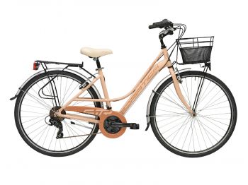 Комфортный велосипед Adriatica Sity 3 , Lady, бежевый, 18 скоростей, размер рамы: 450мм (18) ― ФИТНЕСЦЕНТР.ru