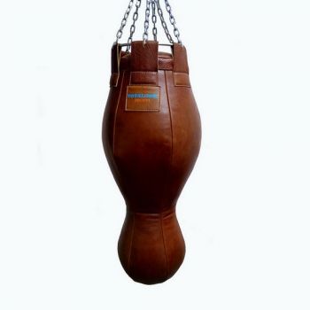 Боксерский мешок TOTALBOX 32/20х110-45 фигурный, коричневый (кожа EXTRA) ― ФИТНЕСЦЕНТР.ru