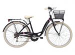 Комфортный велосипед Adriatica Panda 26, Lady, черный, 6 скоростей, размер рамы: 420мм (17)