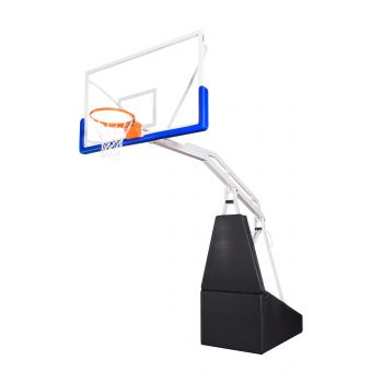 Стойка баскетбольная ZSO мобильная, складная, на пружинах, вынос 2,25 м., c противовесом ― ФИТНЕСЦЕНТР.ru