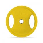 Диск TurboGym олимпийский, 15 кг, желтый.