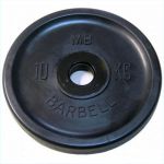 Диск Barbell Евро-классик черный 10 кг, 51 мм