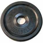 Диск Barbell Евро-классик черный 5 кг, 51 мм