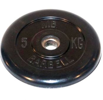 Диски Barbell 5 кг 26 мм ― ФИТНЕСЦЕНТР.ru