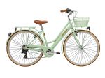 Комфортный велосипед Adriatica City Retro Lady, зеленый, 6 скоростей размер, рамы: 450мм (18)