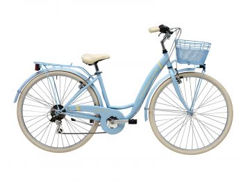 Комфортный велосипед Adriatica Panda 28, голубой, 6 скоростей, размер рамы: 420мм (17) ― ФИТНЕСЦЕНТР.ru