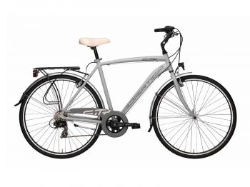 Комфортный велосипед Adriatica Sity 3 Man, серый, 6 скоростей, размер рамы: 500мм (19,5) ― ФИТНЕСЦЕНТР.ru